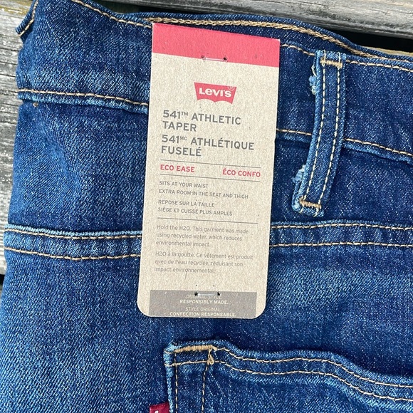 NWT 541™ ATHLETIC TAPER MEN'S JEANS (BIG & TALL) 54/32 - Picture 6 of 14